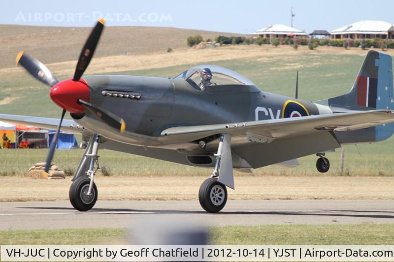 VH-JUC, 1947 Commonwealth CA-18 Mustang 21 C/N 1430, Jamestown, Sth Aust
This a/c was built by Commonwealth Aircraft Corporation (CAC)