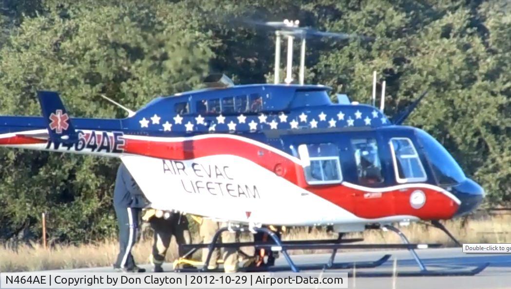 N464AE, Bell 206L-4 LongRanger IV LongRanger C/N 52433, Observed it in action today (29OCT2012) near Brownwood TX. i will be posting complete vid on Youtube channel: dashvidz1