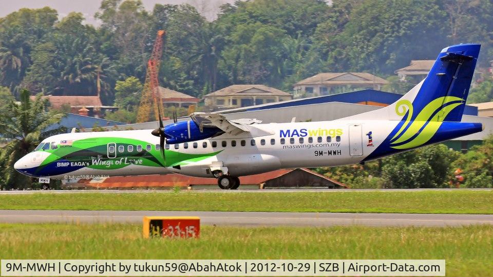 9M-MWH, 2010 ATR 72-212A C/N 900, MASwings BIMP-EAGA livery