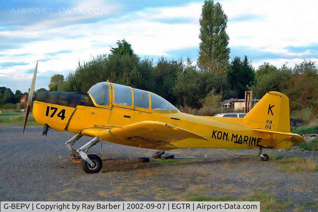 G-BEPV, 1950 Fokker S.11-1 Instructor C/N 6274, Fokker S.11-1 [6274]  Elstree~G 07/09/2002