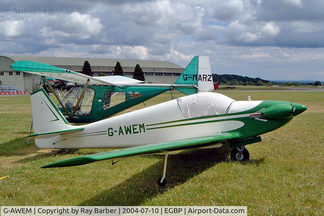 G-AWEM, 1968 Sportavia-Putzer Fournier RF-4D C/N 4078, Sportavia-Putzer RF-4D [4078] Kemble~G 10/07/2004