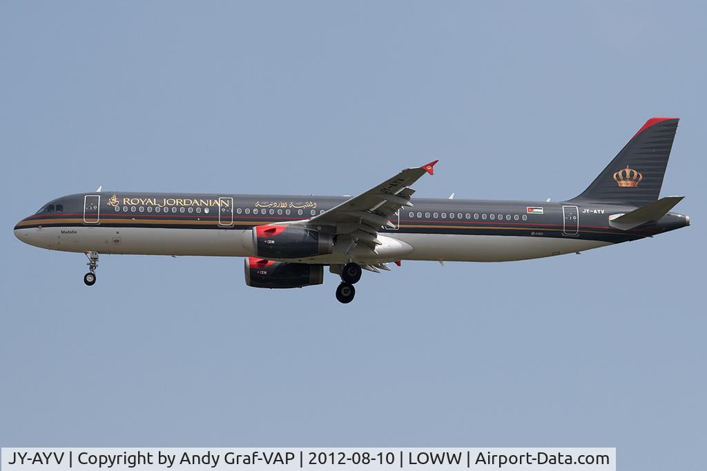 JY-AYV, 2012 Airbus A321-231 C/N 5177, Royal Jordanian A321