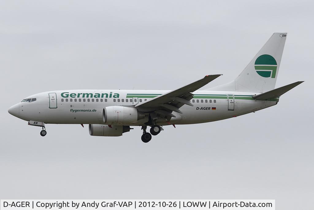 D-AGER, 1998 Boeing 737-75B C/N 28107, Germania 737-700
