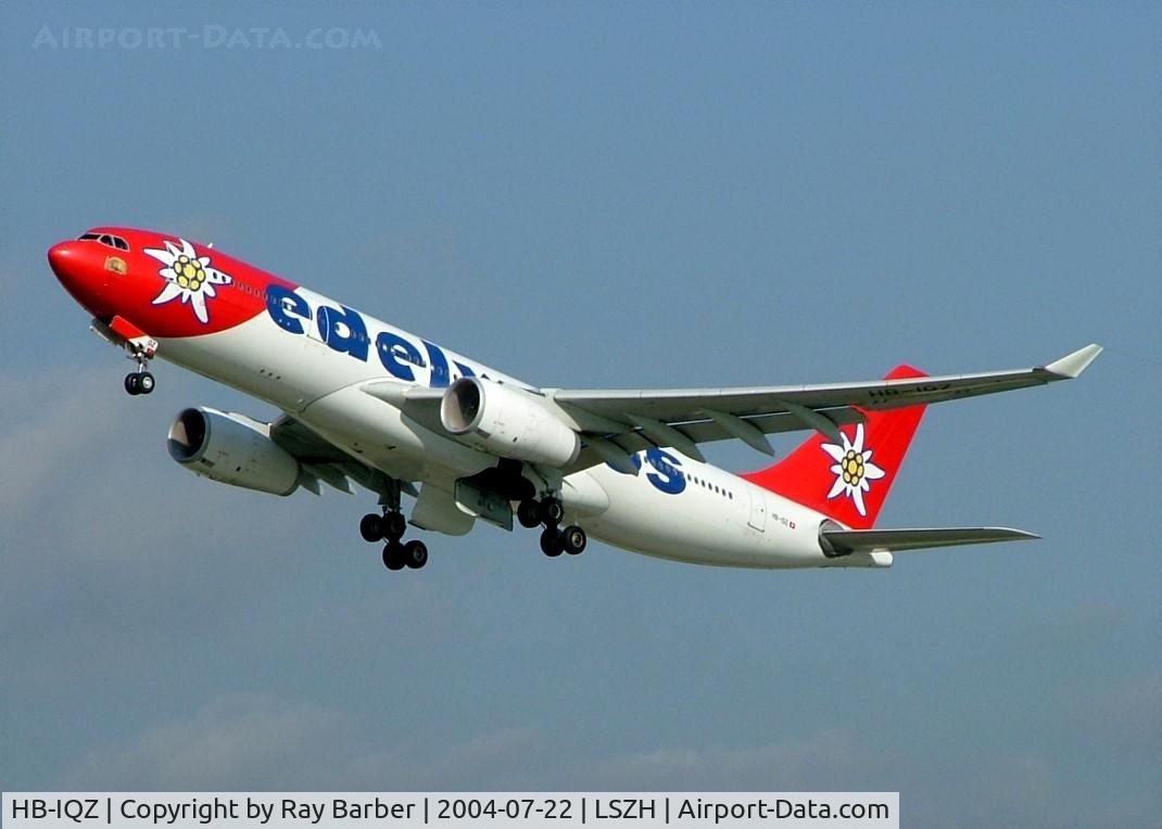 HB-IQZ, 2000 Airbus A330-243 C/N 369, Airbus A330-243 [369] (Edelweiss Air) Zurich~HB 22/07/2004