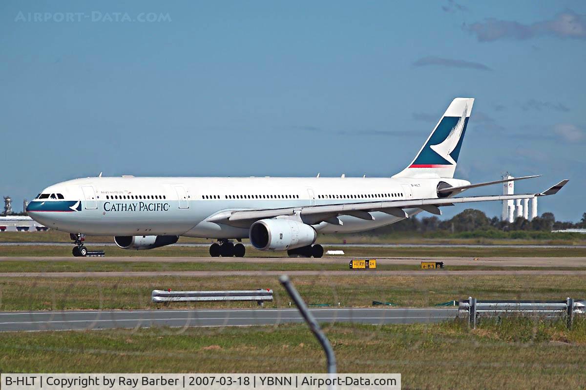 B-HLT, 2001 Airbus A330-343 C/N 439, A330-343X [439] (Cathay Pacific Airways) Brisbane-International~VH 18/03/2007