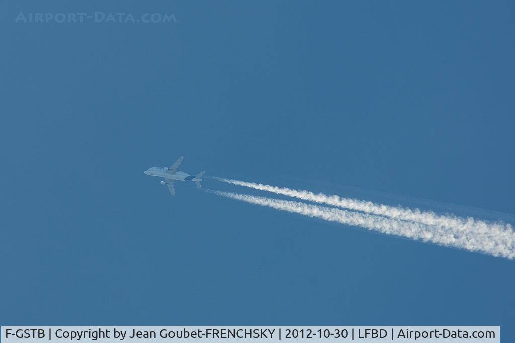 F-GSTB, 1996 Airbus A300B4-608ST Super Transporter C/N 751, BELOUGA 2, flight level 300, 384 kts