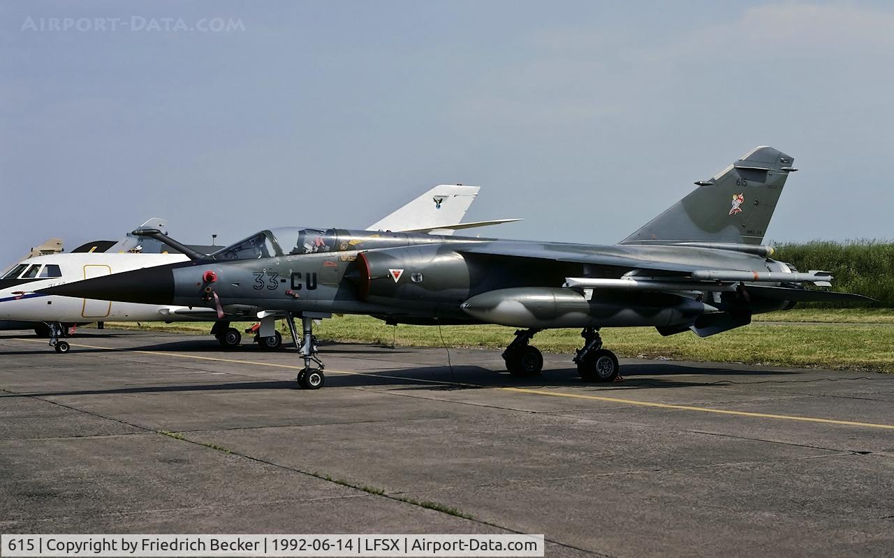 615, Dassault Mirage F.1CR C/N 615, static display at Luxeuil Saint-Sauveur AB