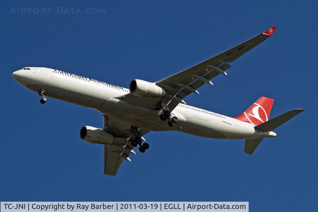 TC-JNI, 2010 Airbus A330-343X C/N 1160, Airbus A330-343X [1160] (THY Turkish Airlines) 19/03/2011