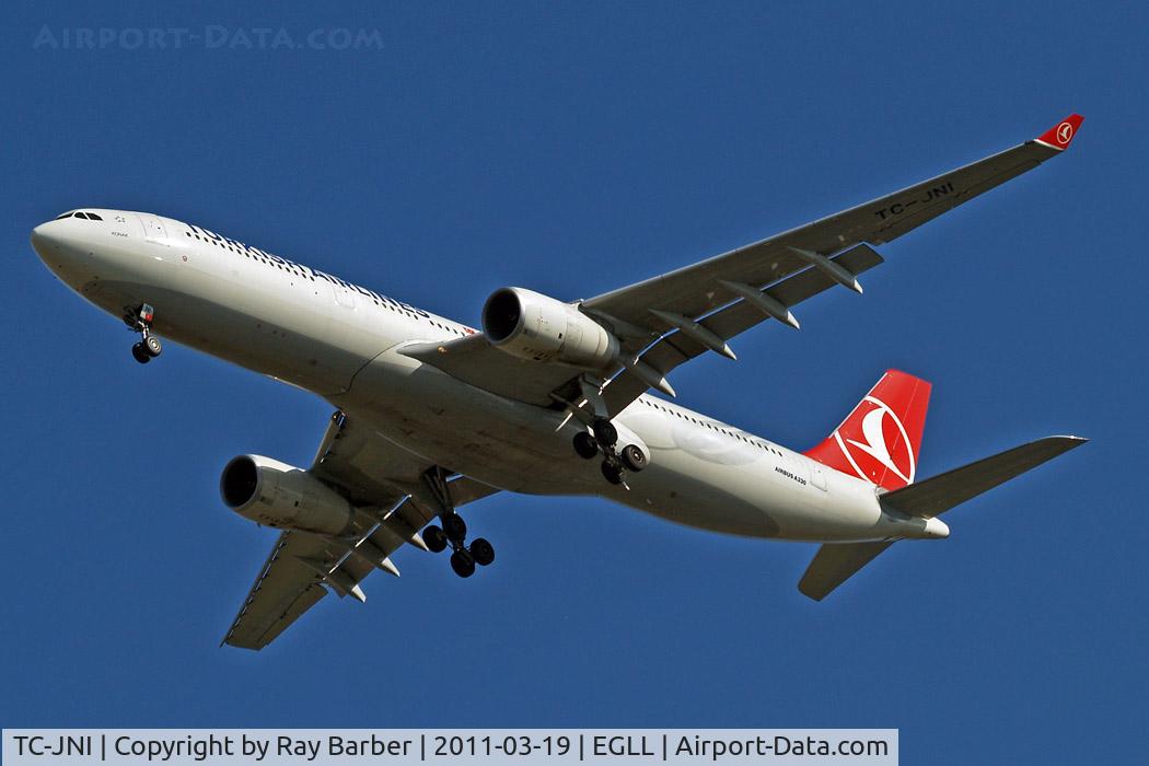 TC-JNI, 2010 Airbus A330-343X C/N 1160, Airbus A330-343X [1160] (THY Turkish Airlines) 19/03/2011
