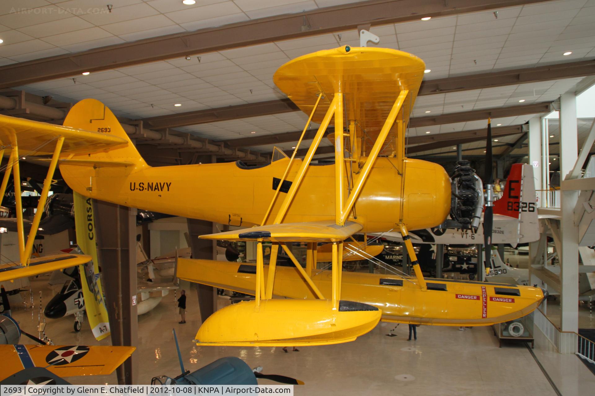 2693, Naval Aircraft Factory N3N-3 C/N Not found 2693, Naval Aviation Museum