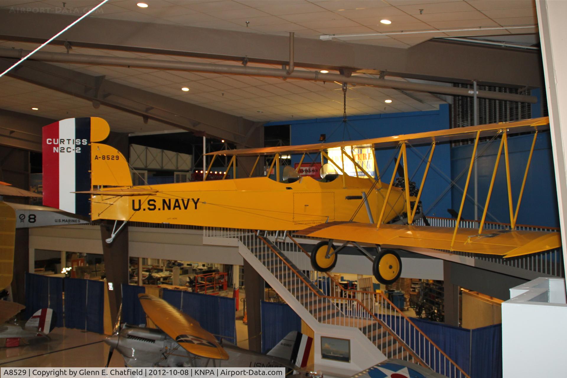 A8529, 1929 Curtiss N2C-2 Fledgling C/N 4, Naval Aviation Museum. False marks - real ID unknown