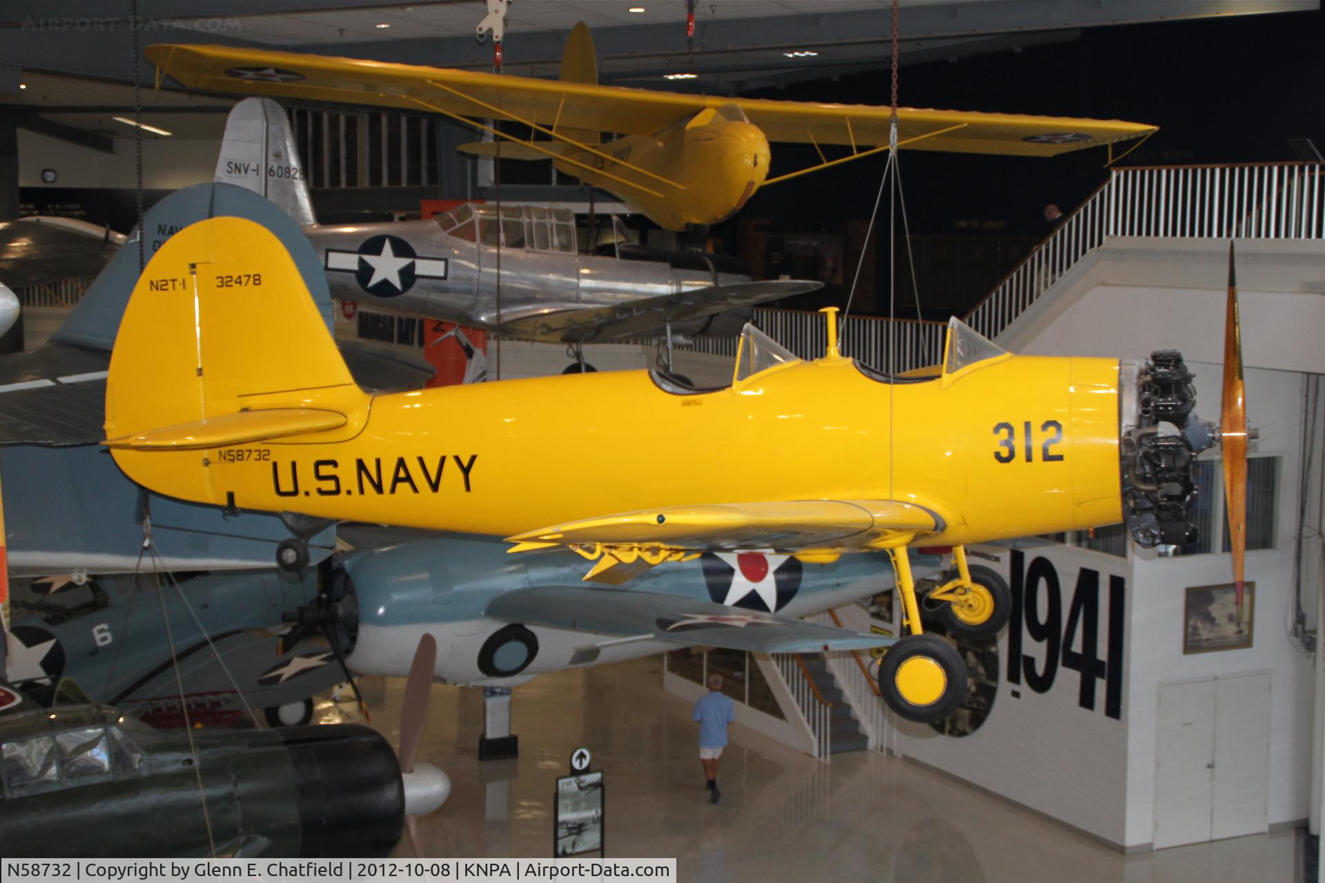 N58732, 1943 Timm N2T-1 C/N 216, Naval Aviation Museum.