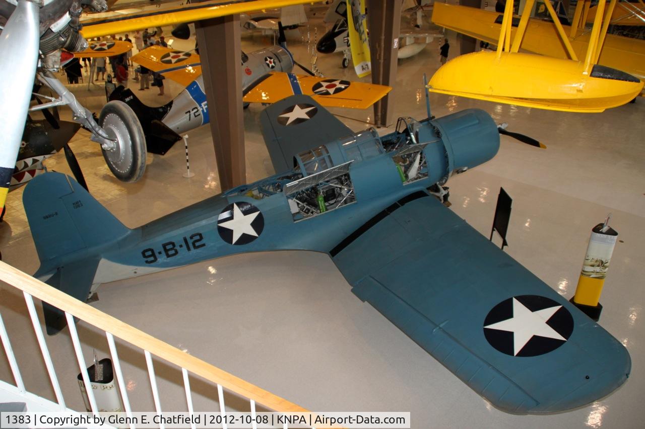 1383, 1938 Vought SB2U-1 Vindicator C/N Not found 1383, Naval Aviation Museum.