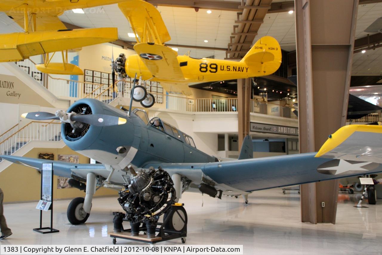 1383, 1938 Vought SB2U-1 Vindicator C/N Not found 1383, Naval Aviation Museum.