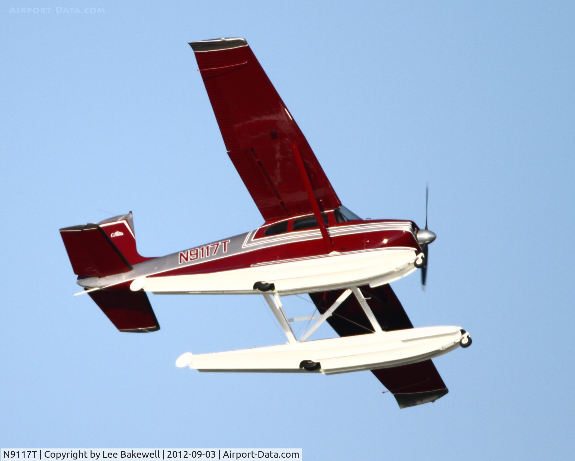 N9117T, 1959 Cessna 180B C/N 180-50617, While operating in and out of Forest Lake, MN