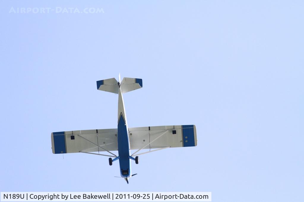 N189U, Rans S-7S Courier C/N 0406432, While operating over Forest Lake, MN