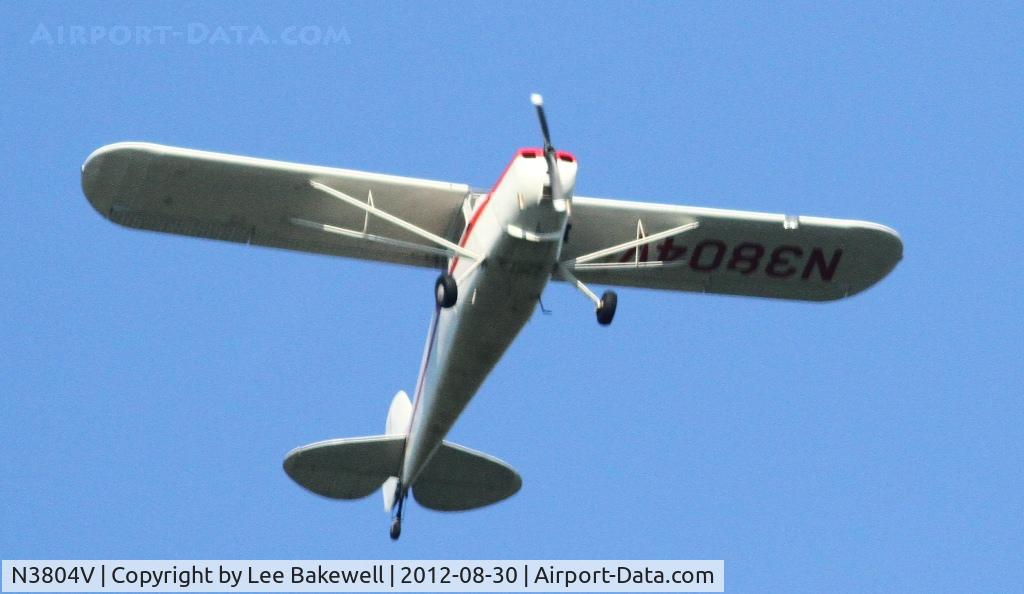 N3804V, 1948 Cessna 170 C/N 18662, While operating over Forest Lake, MN