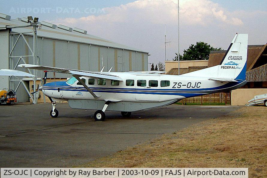 ZS-OJC, Cessna 208B C/N 208B0593, Cessna 208B Grand Caravan [208B-0593] (Federal Air) Johannesburg Int~ZS 09/10/2003
