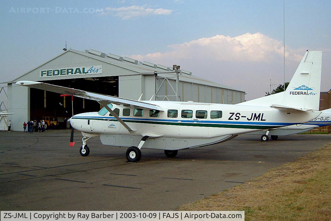 ZS-JML, 1996 Cessna 208B Grand Caravan C/N 208B0582, Cessna 208B Grand Caravan [208B-0582] (Federal Air) Johannesburg Int~ZS 09/10/2003