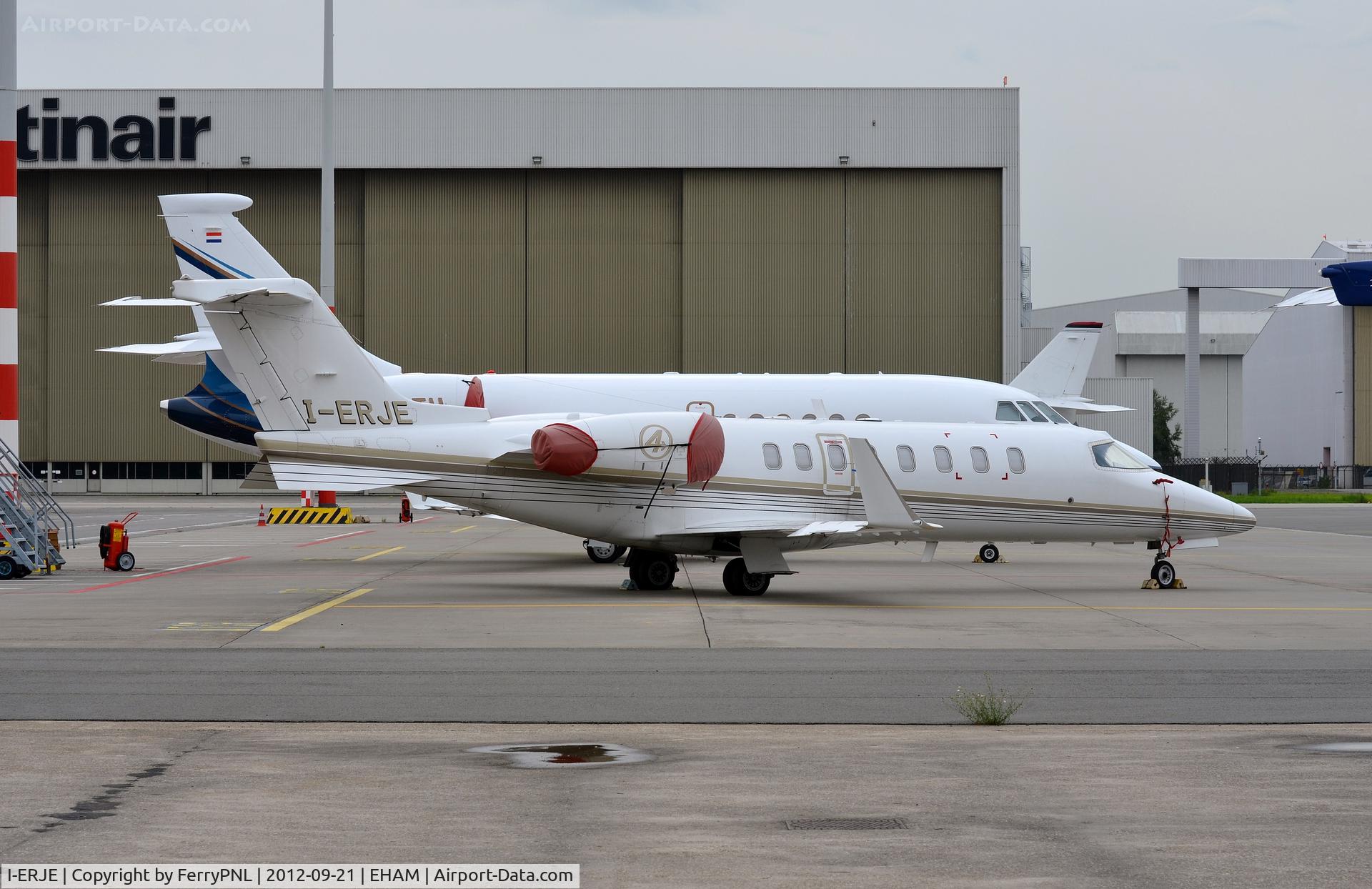 I-ERJE, 2002 Learjet 45 C/N 45-226, Temporarilly stored at AMS