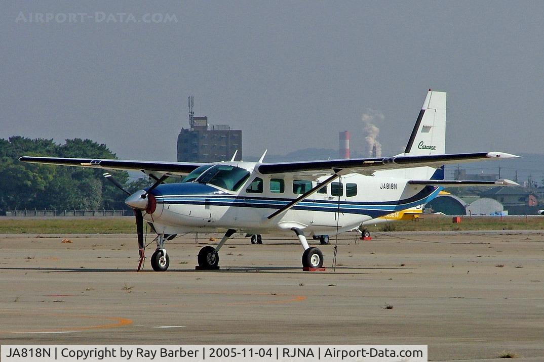 JA818N, 2001 Cessna 208 Caravan 1 C/N 20800350, Cessna 208 Caravan I [208-00350] Nagoya-Komaki~JA 04/11/2005