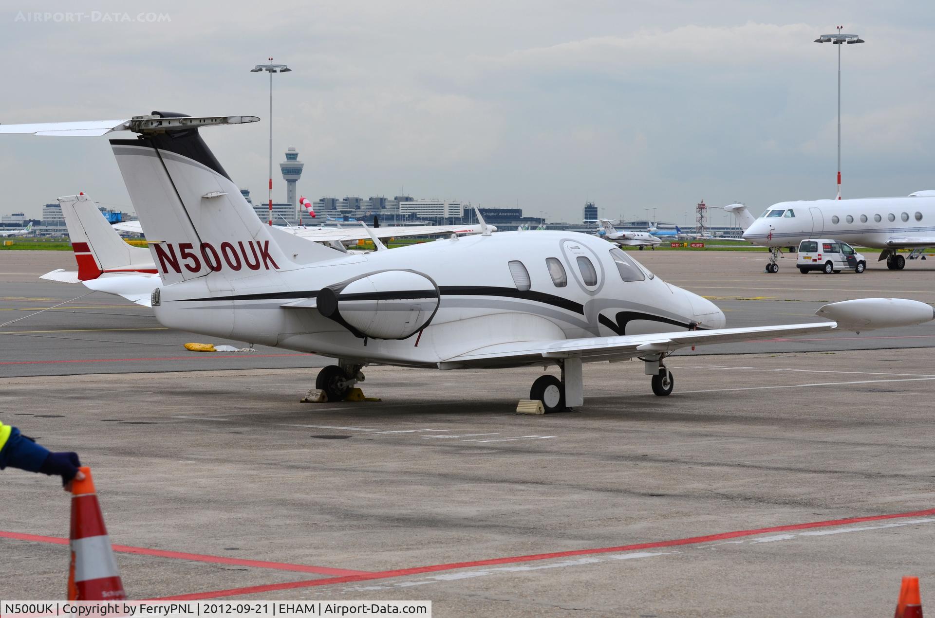 N500UK, 2007 Eclipse Aviation Corp EA500 C/N 000051, Now stored for years at AMS
