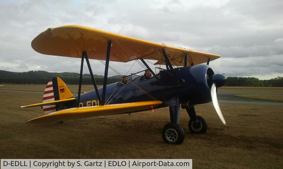 D-EDLL, 1941 Boeing PT-17 Kaydet (A75N1) C/N 75-2764, Flugplatz Oerlinghausen