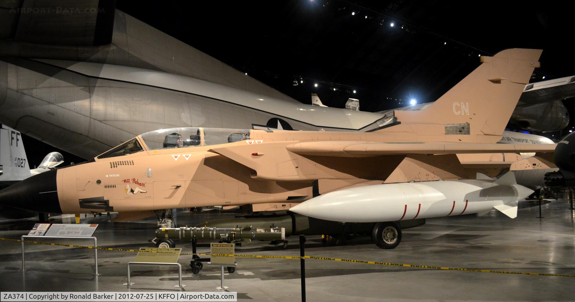 ZA374, 1982 Panavia Tornado GR.1 C/N 178/BS056/3088, AF Museum