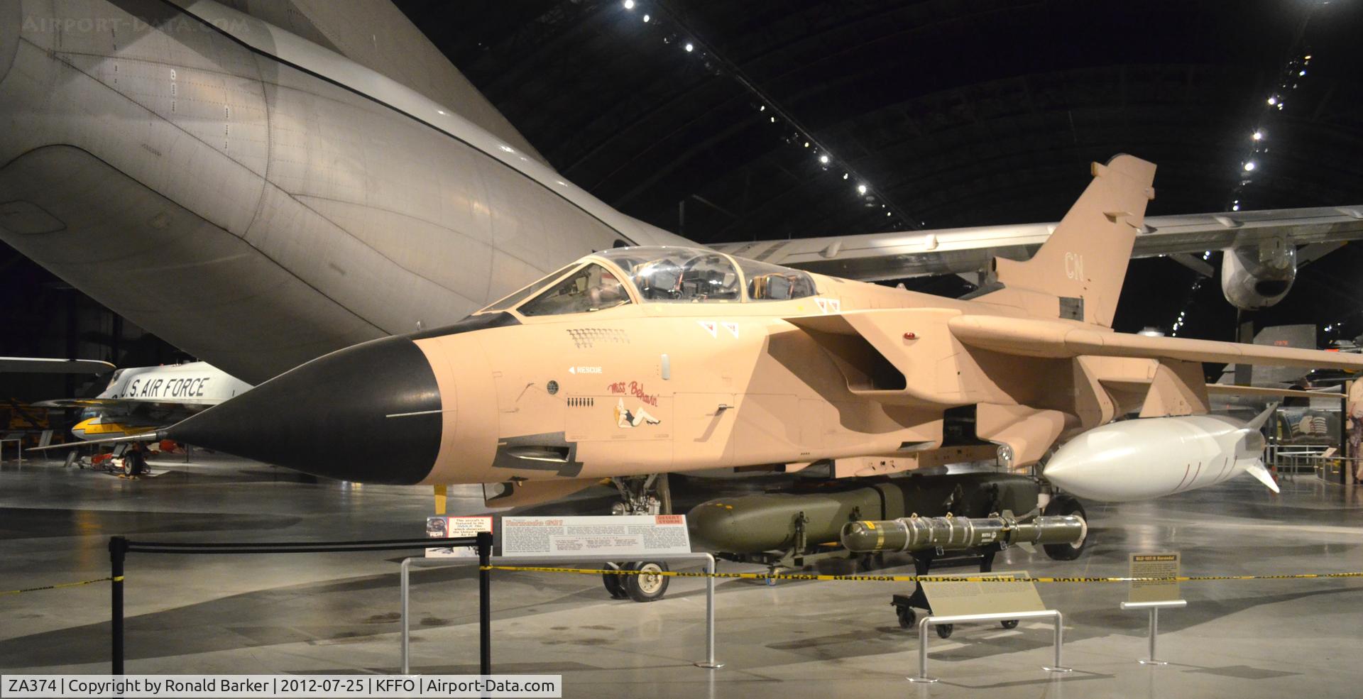 ZA374, 1982 Panavia Tornado GR.1 C/N 178/BS056/3088, AF Museum