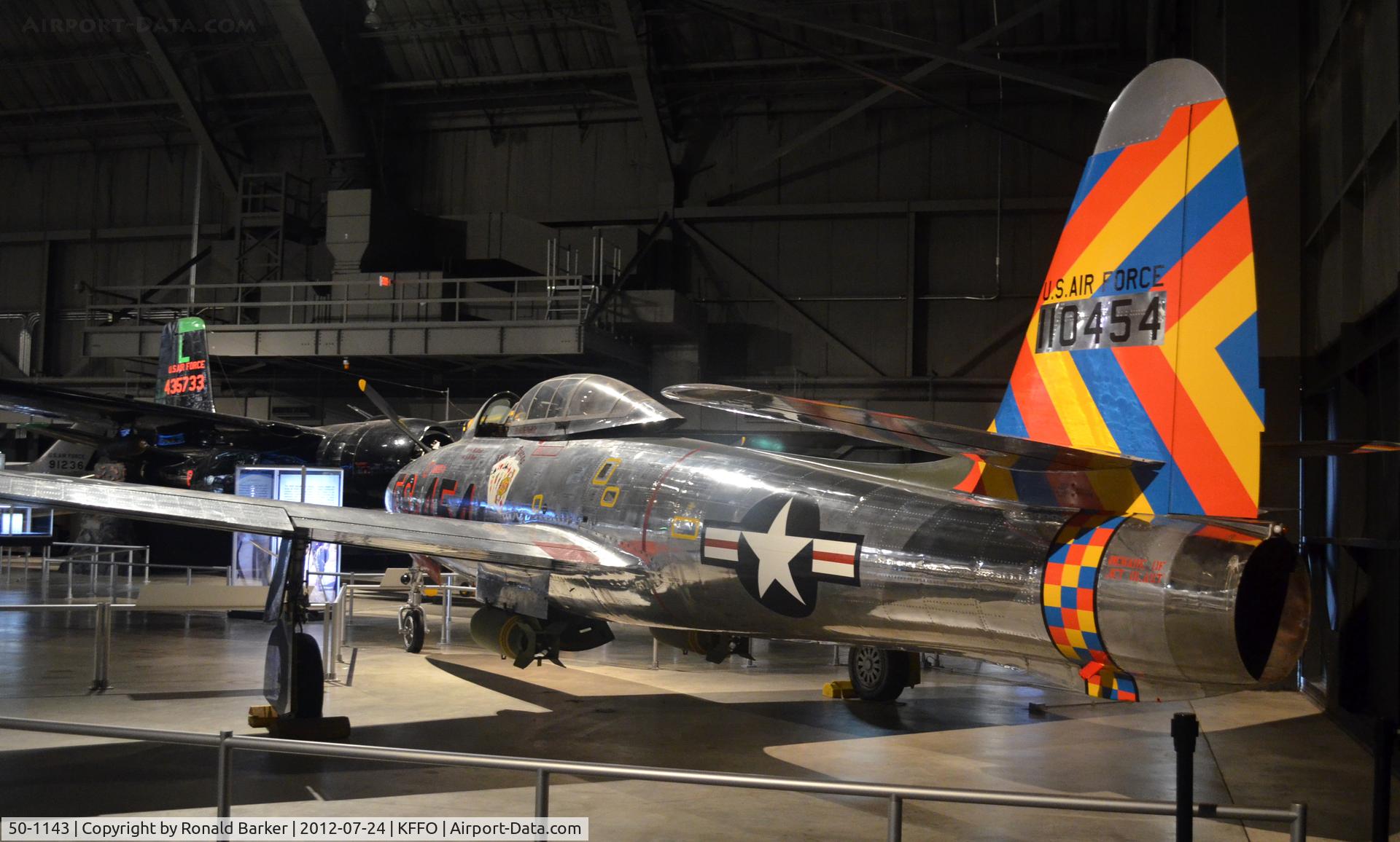 50-1143, 1950 Republic F-84E-20-RE Thunderjet C/N Not found 50-1143, AF Museum