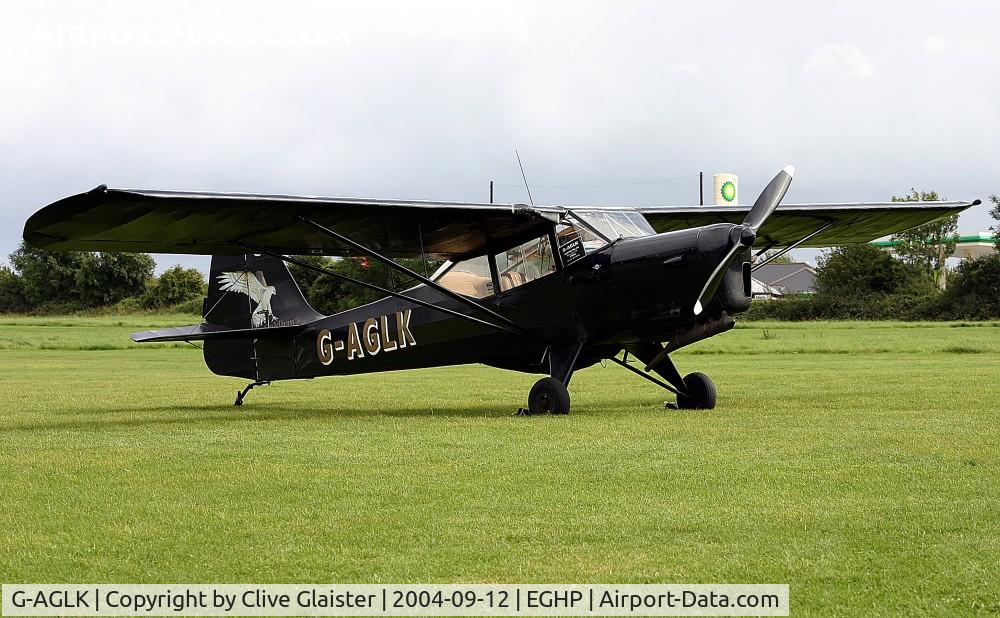 G-AGLK, 1944 Taylorcraft J Auster 5 C/N 1137, Ex: RT475 > G-AGLK - Originally owned to, Secretary of State for Air in August 1944. Currently in private hands since May 1999 and previously owned to, Goldhawk Print Services Ltd in October 1994.