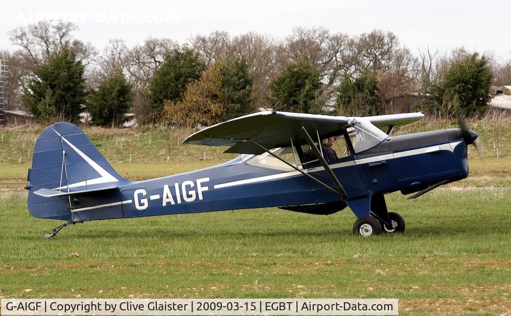 G-AIGF, 1946 Auster J-1N Alpha C/N 2188, Originally owned to, Auster Aircraft Ltd in November 1946 and currently in private hands since November 1972.
