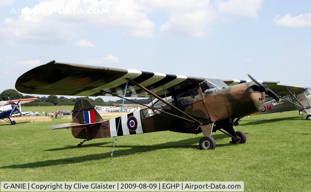 G-ANIE, 1945 Taylorcraft J Auster 5 C/N 1809, Ex: TW467 > G-ANIE - Originally owned to, R.K.Dundas Ltd in December 1953 and currently in private hands since June 2005. In the colours of the, 