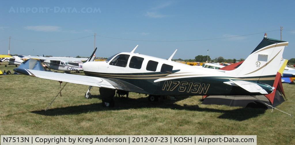 N7513N, 1968 Beech 36 Bonanza C/N E-47, EAA AirVenture 2012