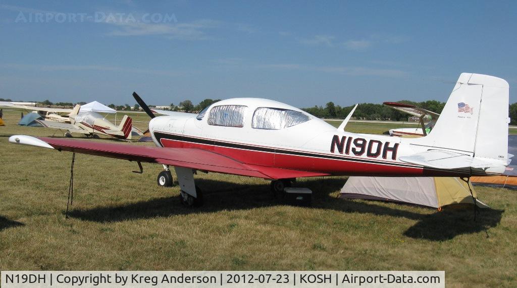 N19DH, 1963 Meyers Industries Inc 200B C/N 278, EAA AirVenture 2012