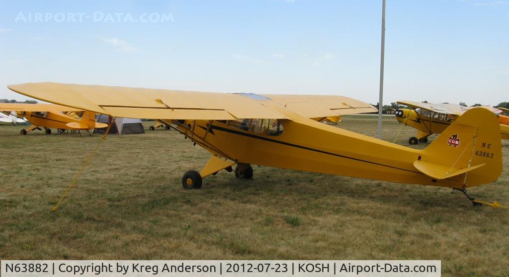 N63882, 1946 Piper J3C-65 Cub Cub C/N 15416, EAA AirVenture 2012