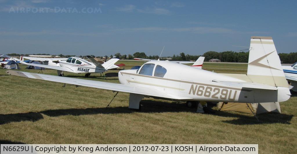 N6629U, 1963 Mooney M20D Master C/N 124, EAA AirVenture 2012