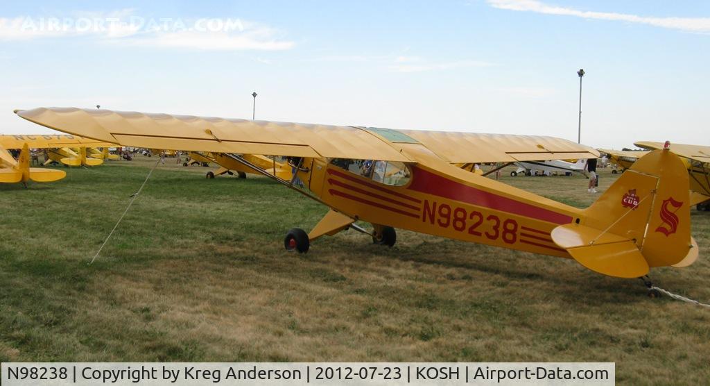 N98238, 1946 Piper J3C-65 Cub C/N 18402, EAA AirVenture 2012