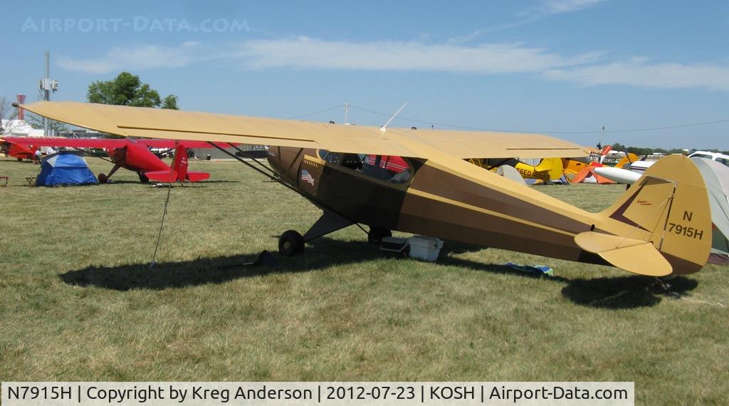 N7915H, 1946 Piper PA-12 Super Cruiser C/N 12-819, EAA AirVenture 2012