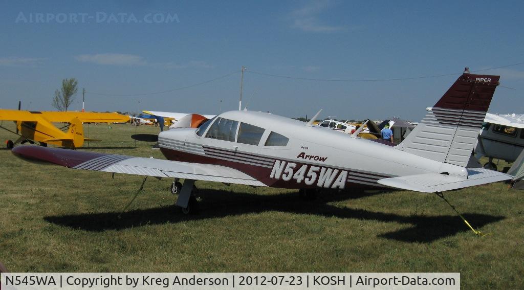 N545WA, 1968 Piper PA-28R-180 Cherokee Arrow C/N 28R-30577, EAA AirVenture 2012