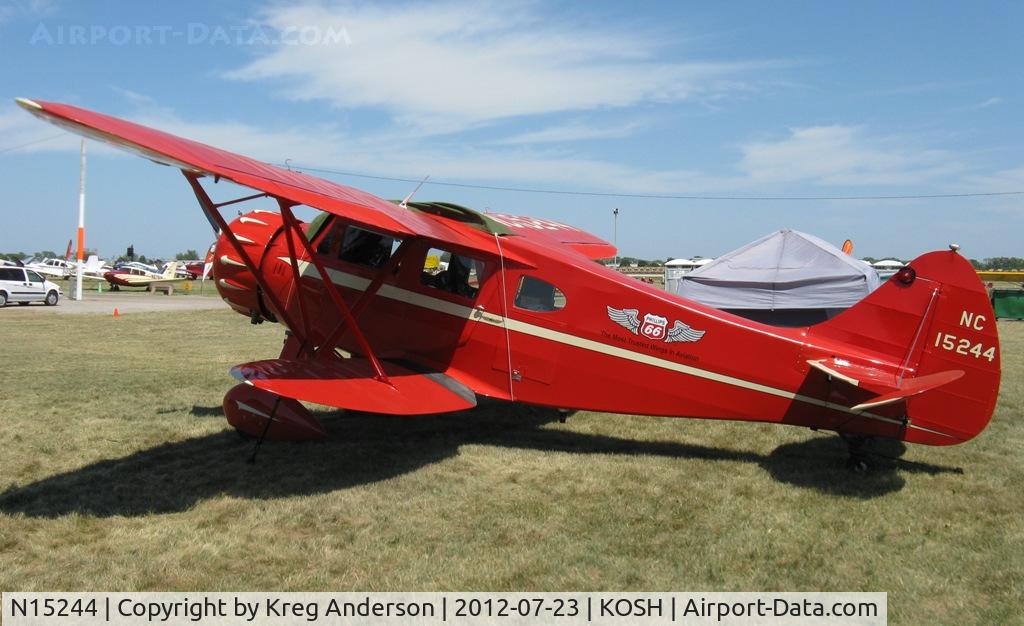 N15244, 1935 Waco YOC C/N 4327, EAA AirVenture 2012