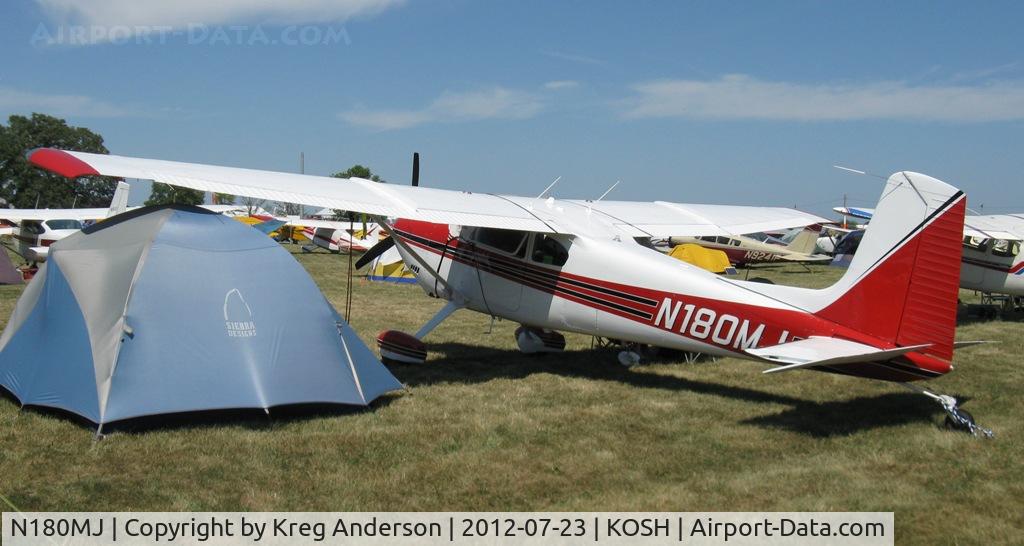 N180MJ, 1955 Cessna 180 C/N 31607, EAA AirVenture 2012