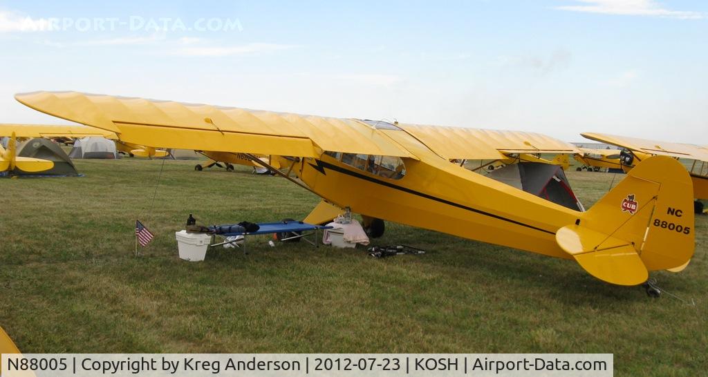 N88005, 1946 Piper J3C-65 Cub C/N 15623, EAA AirVenture 2012