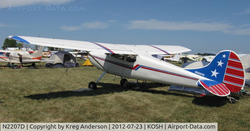 N2207D, 1952 Cessna 170B C/N 20359, EAA AirVenture 2012
