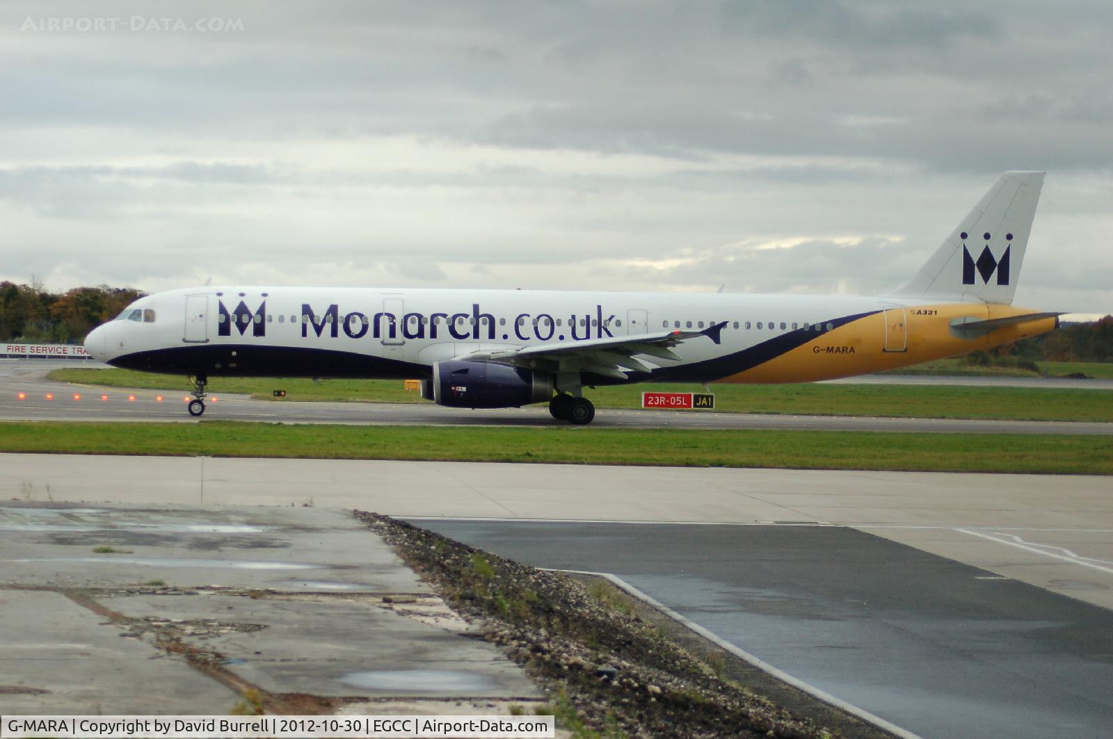 G-MARA, 1999 Airbus A321-231 C/N 983, G-MAR Monarch Airbus A321-231 Taxiing Manchester Airport.