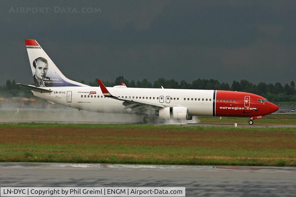 LN-DYC, 2010 Boeing 737-8JP C/N 39164, Taken at OSL.