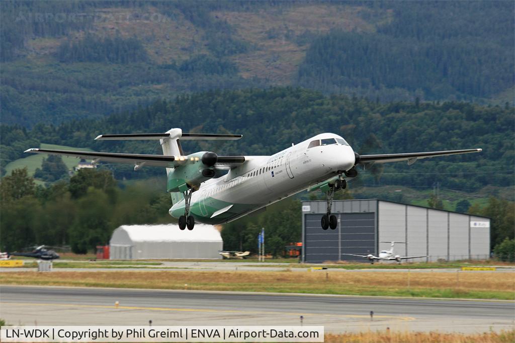 LN-WDK, 2010 De Havilland Canada DHC-8-402Q Dash 8 C/N 4337, Taken at TRD