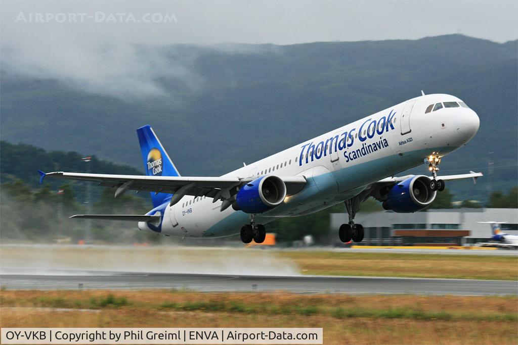OY-VKB, 2003 Airbus A321-211 C/N 1921, Taken at TRD