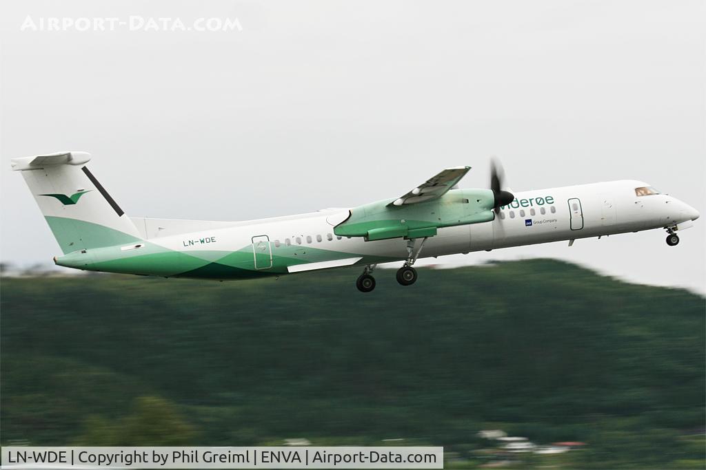 LN-WDE, 2007 De Havilland Canada DHC-8-402Q Dash 8 C/N 4183, Taken at TRD