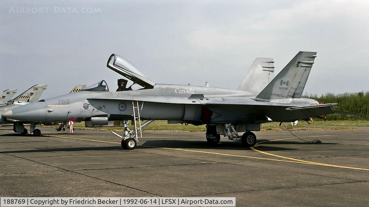 188769, 1986 McDonnell Douglas CF-188A Hornet C/N 0485/A400, static display at Luxeuil Saint-Sauveur AB